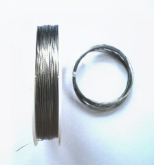 Silver Tigertail 0.38mm Roll